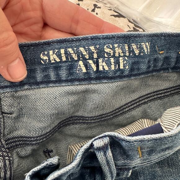 madewell skinny ankle jeans womens 28 mid rise stretch medium wash slim - Picture 5 of 10